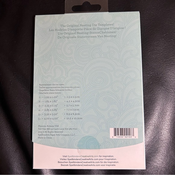 Spellbinders Nestabilities LABELS FIFTY 6 pcs - Picture 2 of 3